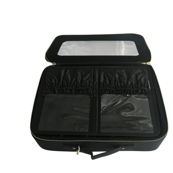 ROWNYEON Makeup Bag Cosmetic Train Case Professional Makeup Organizer - Picture 4 of 15